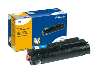 TONER LASER PELIKAN COMPATIBLE IMPRIMANTES HP C4192A CYAN