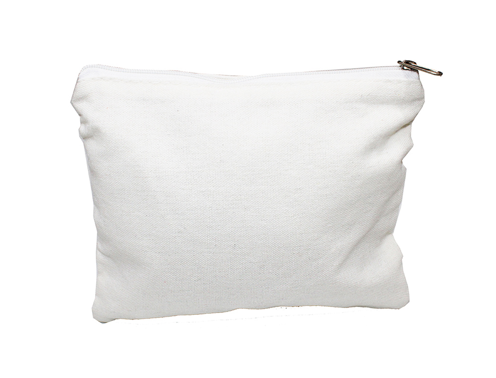 TROUSSE MAQUILLAGE SODERTEX A PERSONNALISER 18 X 14CM COTOM COLORIS BLANC