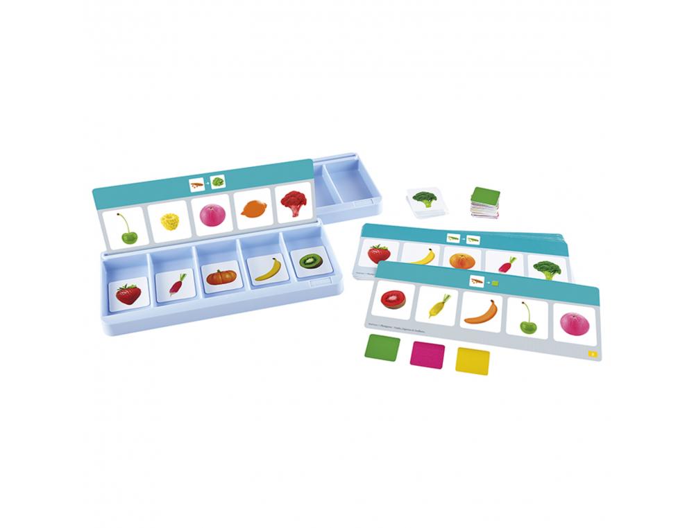 JEU EDUCATIF FLEXIGAME NATHAN FRUITS LEGUMES ET COULEURS