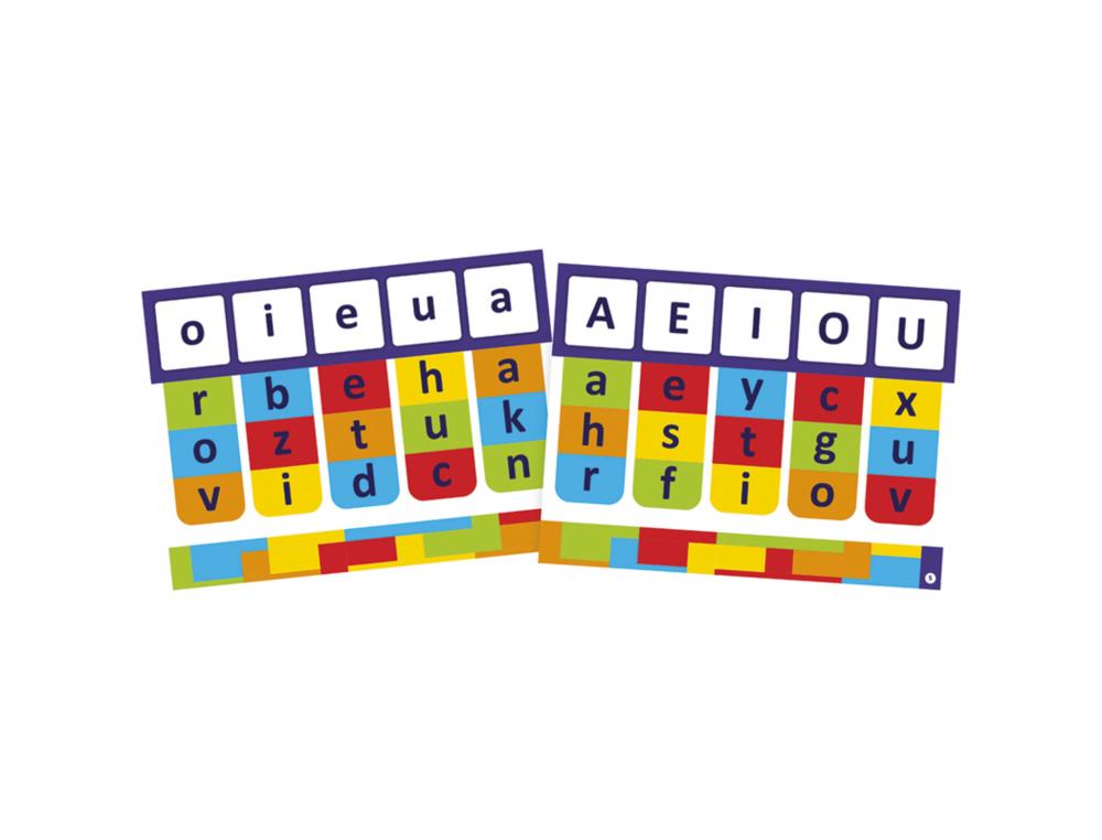 JEU AUTOCORRECTIF COLORCODE NATHAN LETTRES CAPITALES ET   SCRIPT