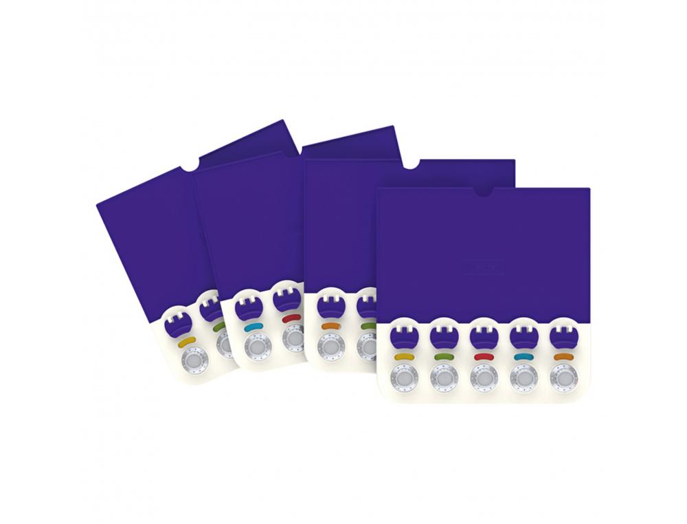 JEU AUTOCORRECTIF COLORCODE NATHAN LOT DE 4 SUPPORTS
