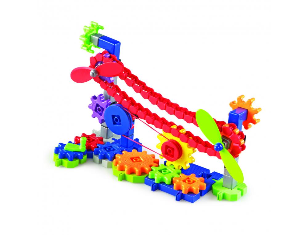 ENGRENAGES MACHINES EN MOUVEMENT LEARNING RESOURCES  MOTRICITE FINE ENFANTS 116    PIECES ET GUIDE D INSTRUCTION