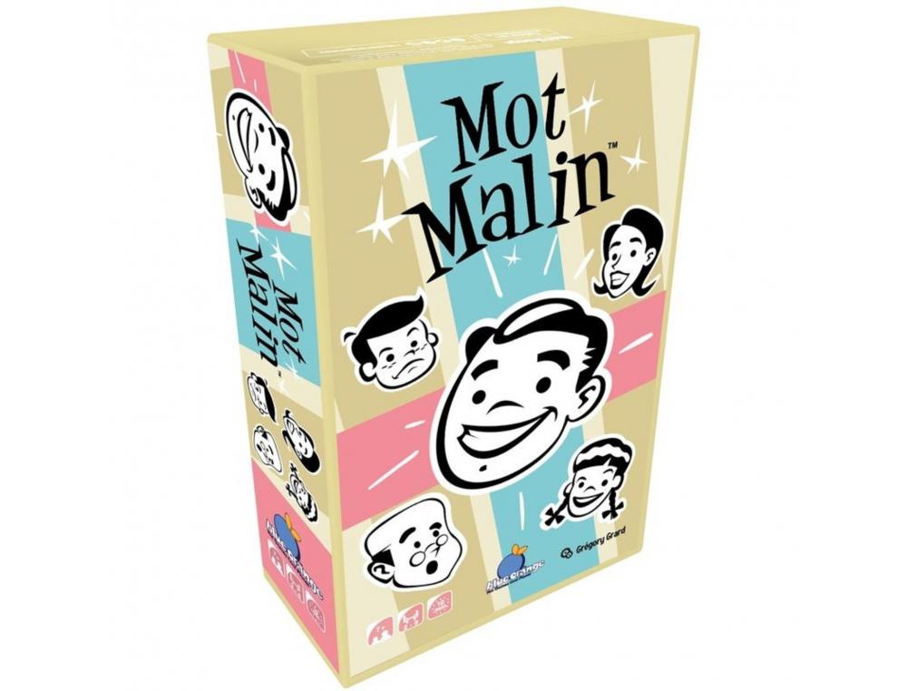 FRANCAIS JOUER AVEC LES LETTRES BLUE ORANGE MOT MALIN DEVINETTE 10 TUILES 25 CARTES 50 CARTES 1 SABLIER 2 A 6
