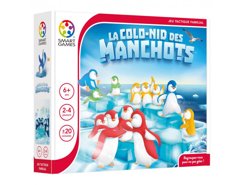 LOGIQUE REFLEXION SMART LE COLO NIDS DES MANCHOTS 1 JEU  CIRCULAIRE 6 BLOCS DE GLACE 4 FAMILLES 2 NIVEAUX DE