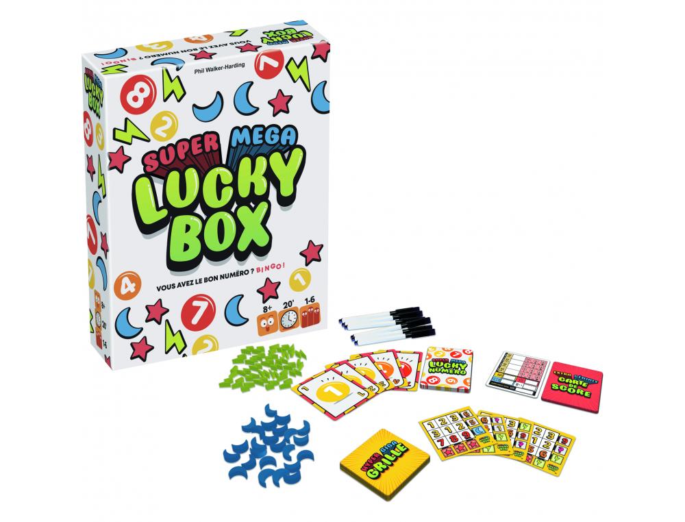 JEU DE SOCIETE SUPER MEGA LUCKY BOX COCKTAIL GAMES
