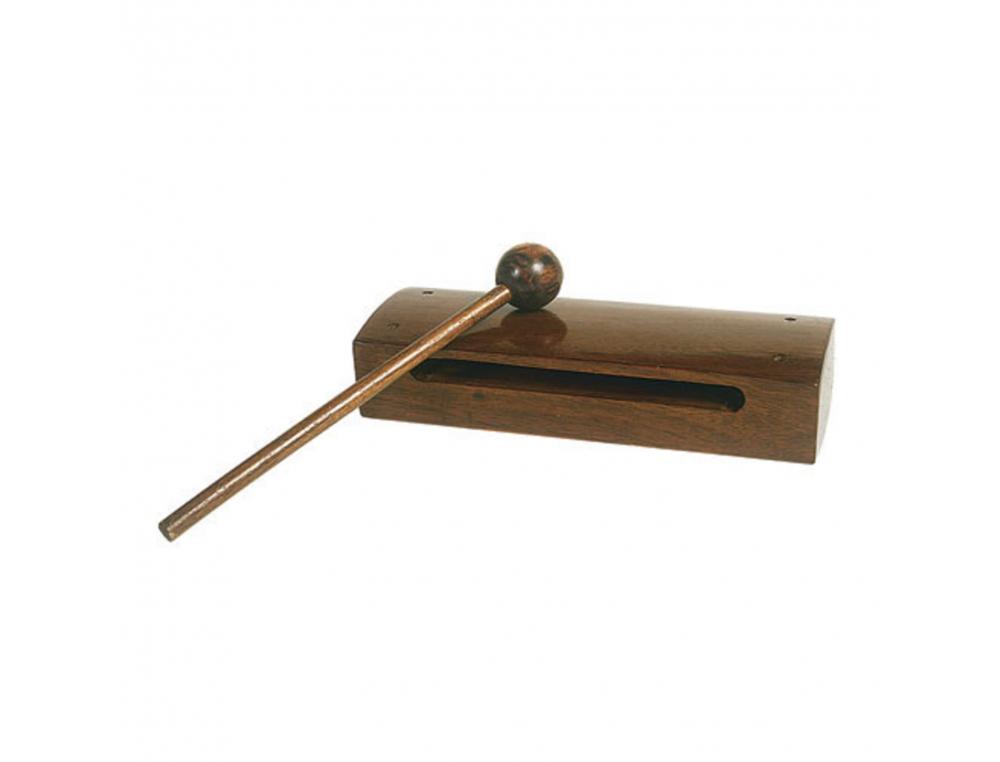 PERCUSSIONS FUZEAU WOOD BLOCK PAO ROSE 2 TONS 18X6X4CM