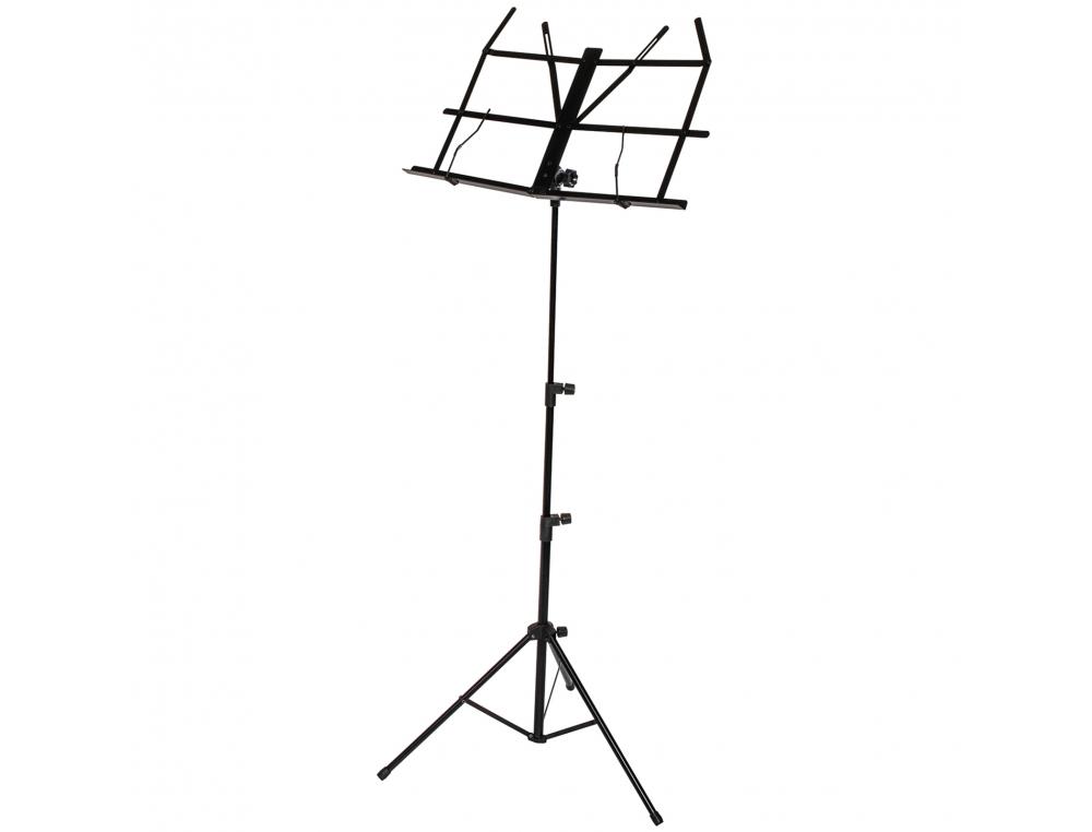 PUPITRE FUZEAU SUR PIED EN METAL NICKELE REGLABLE        SUPPORT ORIENTABLE HAUTEUR 66 A 105CM