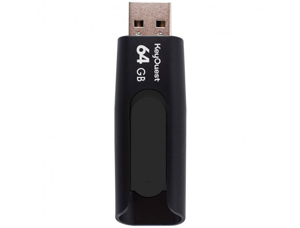 CLE USB KEYOUEST MULTISUPPORT MODELE RETRACTABLE 64 GO