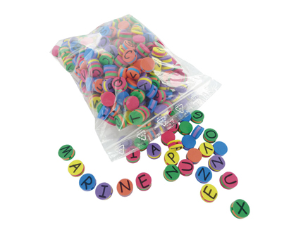 PERLE MOUSSE ALPHABET SACHET 500 UNITS