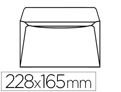 POCHETTE POLYTHYLNE ADHSIVE PAC LIST DOCUMENTS 228X165MM PAPIER DORSAL KRAFT BLANC SILICON 39G/M2 BOTE 100 UNITS
