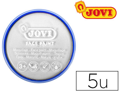 MAQUILLAGE JOVI FACE PAINT EN CRME DE 20ML COULEUR BLANC TUI DE 5 GALETS
