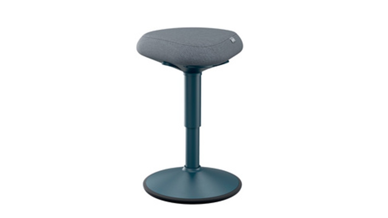 LEITZ Tabouret ''assis'' Ergo actif  assise confort gris fonc