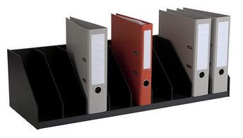 PAPERFLOW Trieur  cases fixes, 9 cases  noir  en polystyrne