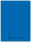 Cahier Sept PP piqu 17x22 96p 70g/m Sys coloris bleu